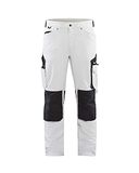 Blåkläder Schildersbroek met 4-weg stretch 1089-1645 - Wit/Donkergrijs - C156