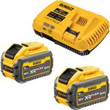 DeWalt DCB 117 X2 accu-starterset 18 V-lader 12 A + 2x DCB 547 accu 9,0 Ah