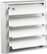 Renson lamellenrooster voor afzuigkap / dampkap – 173 x 173 mm – Opbouwmodel – Aluminium F1 – Type 433S