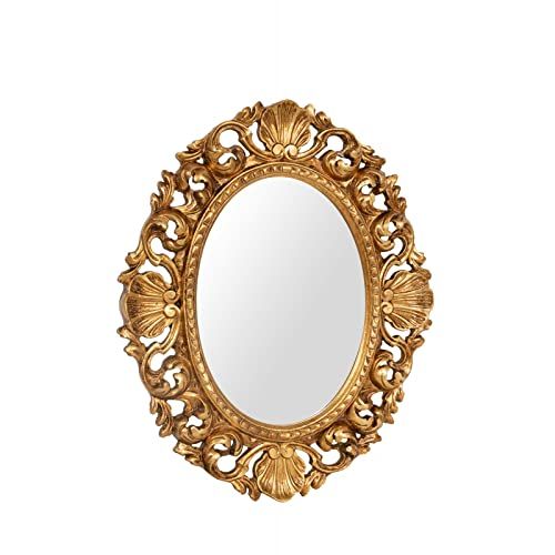 BISCOTTINI INTERNATIONAL ART TRADING Shabby Chic wandspiegel 62 x 52 cm | Decoratieve wandspiegel | Ingangspiegel