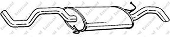BOSAL Endschalldämpfer 281-373