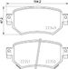 HELLA 8DB 355 025-561 Remblokkenset - T2598