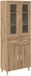 vidaXL Meuble haut Artisan Chêne 69,5 x 34 x 180 cm Bois traité
