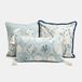 LOBERON Kussenhoes set van 3 Calerand wit/blauw