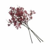 LOBERON Sierbloem set van 3 Lac Serein bordeaux