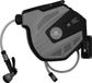 CoolHome Wandslangenbox 20 meter + 2 meter - Tuinslang met haspel - Slangenhouder 180° Draaibaar - Tuinslanghaspel Zwart - Grijs