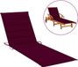 vidaXL Coussin de lit 200x50x3 cm Tissu Oxford Bordeaux