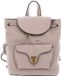 COCCINELLE Leren Vrije tijd rugzak Rugzak Beat Soft Grained Leather Backpack Rosette Beige