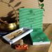 Awgifts 3 x Verpakking van 15 natuurlijke wierookblokjes en een brander - Patchouli-hout