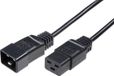 MicroConnect 3.0m C19 - C20 cordon d'alimentation Noir