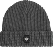 Black Bananas Chromite Beanie - Grey - One Size - Unisex - 100% Acrylic - Herfst/Winter 2023