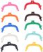 Merkloos / Sans marque Allecto - Handtas Kussensluiting Frame - Plastic Kussensluiting - Voor DIY Portemonnee Maken - 10 Stuks - Kussensluitingen Set