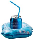 Folat Opblaasbare drankenhouder schelp