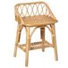 Atmosphera Table de chevet enfant - Rotin - 56 cm - Naturel