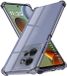 Techsuit Hoesje geschikt voor Motorola Moto G17/G17 Power/G15/G15 Power - Shockproof Silicone Back Cover - Zwart