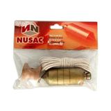 Nusac 17210 lood, verzinkt, walnoot, 1000 g