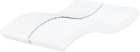 Matelas mousse fermeté H2 H3 180x210 cm blanc