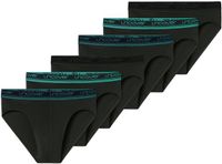 Uncover by Schiesser SCHIESSER uncover by SCHIESSER Rioslip Cotton Serie zwart/groen 6-pack heren XXL