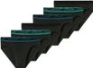 Uncover by Schiesser SCHIESSER uncover by SCHIESSER Rioslip Cotton Serie zwart/groen 6-pack heren XXL