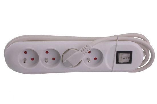 EXIN Stekkerdoos 4-V pa schak 1.5m 3x1.5 wt
