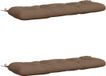 vidaXL - Ensemble de 2 - Coussin de canapé - VIANEN - 100% - Polyester - Taupe
