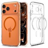 Spigen Ultra Hybrid MagFit Case voor Apple iPhone 17 Pro Max - Oranje/Transparant