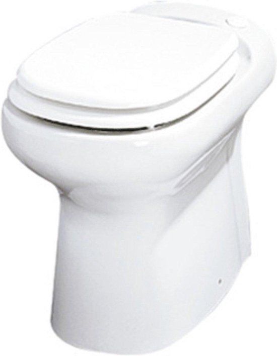 Sanibroyeur Sanicompact Elite faecalienvermaler staande closetpot met closetzitting