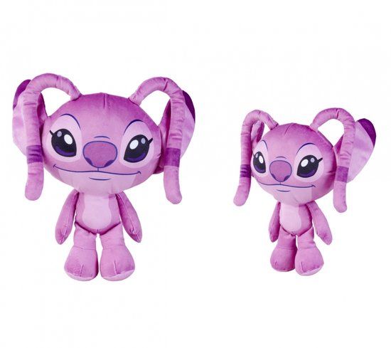 4KidsOnly Topknuffels.nl Angel Cartoon Disney Lilo en Stitch Pluche Knuffel 25 cm