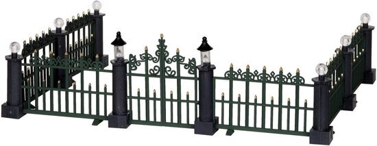 LEMAX - Classic Victorian Fence - Set Of 7