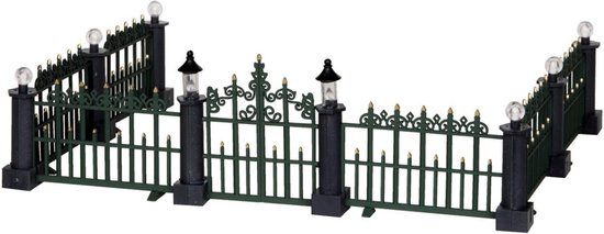 Lemax - Classic Victorian Fence - Set Of 7 - PVC - 6.8cm