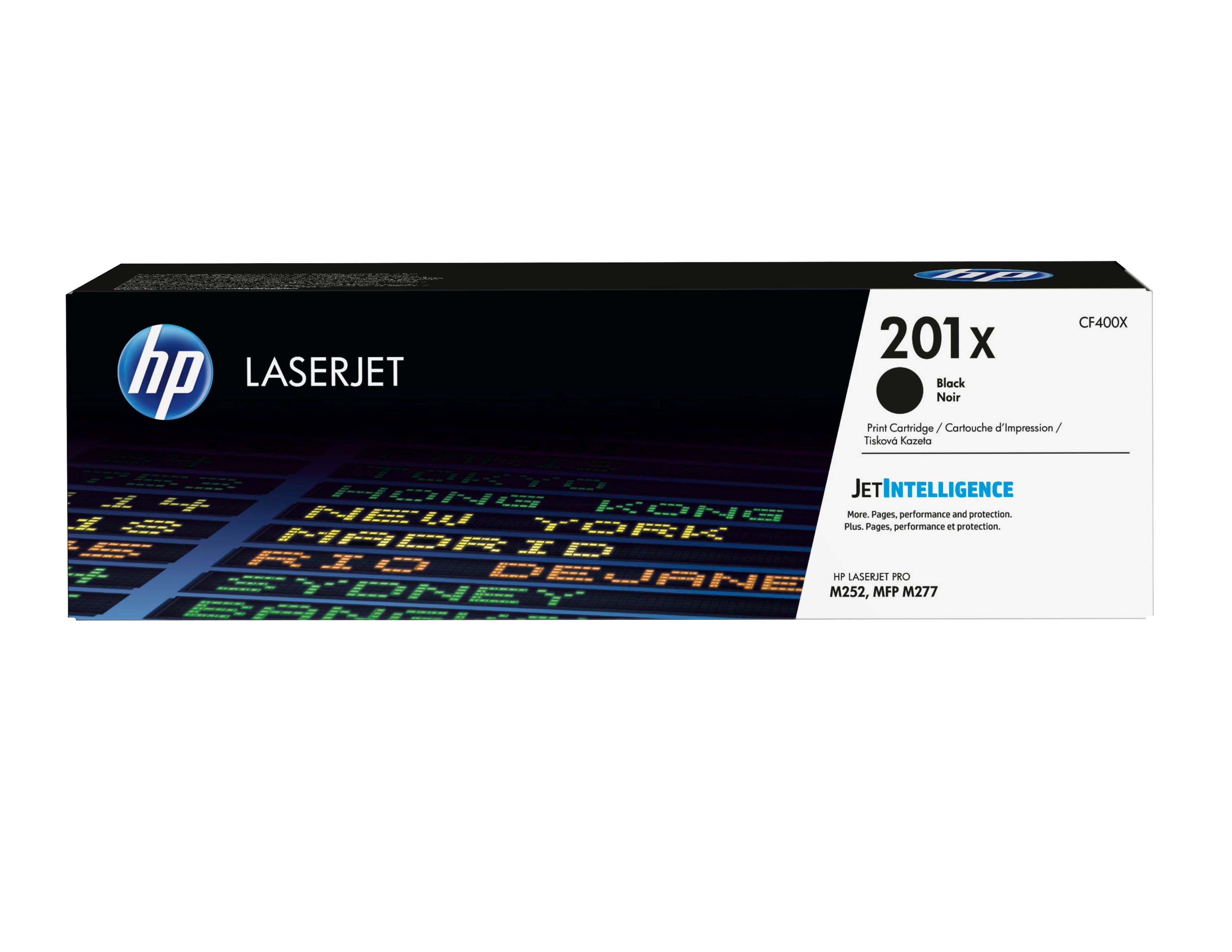HP 201X Zwarte Toner Cartridge - Origineel - CF400X - 2800 Pagina's - HP LaserJet Pro M252 / M277
