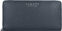 bugatti Linda Zip Around Wallet Black Zwart