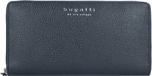 bugatti Linda Zip Around Wallet Black Zwart
