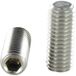 Vis à métaux inox A2 sans tête six pans creux (STHC) clé de 2 HC2 M4x10 bout plat - 100 pièces