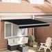 Maison Exclusive - Store électrique, dimensions 3,5 x 2,5 m, couleur noire, 100% polyester