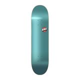 RAD Uniseks - volwassenen Blank Logo Skateboard, Teal Maple, 18,9 cm