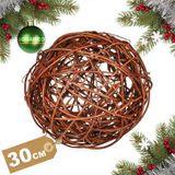 BOGATECO decoratieve bal 30 cm | Wilgenbal in 4 maten | Wilgenbal tuinbal decoratieve bal voor tuin, balkon en terras