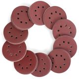 WORKPRO Schuurschijven 150 stuks, 125 mm met 8 gaten, Korrel 60-600