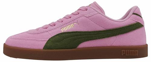 PUMA Puma Club II Era Suede Unisex Sneakers - Pink Shimmer-Olive Green