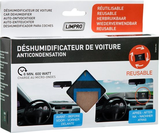 Limpro LaundrySpecialistÂ® Auto ontvochtiger 400gr - herbruikbaar