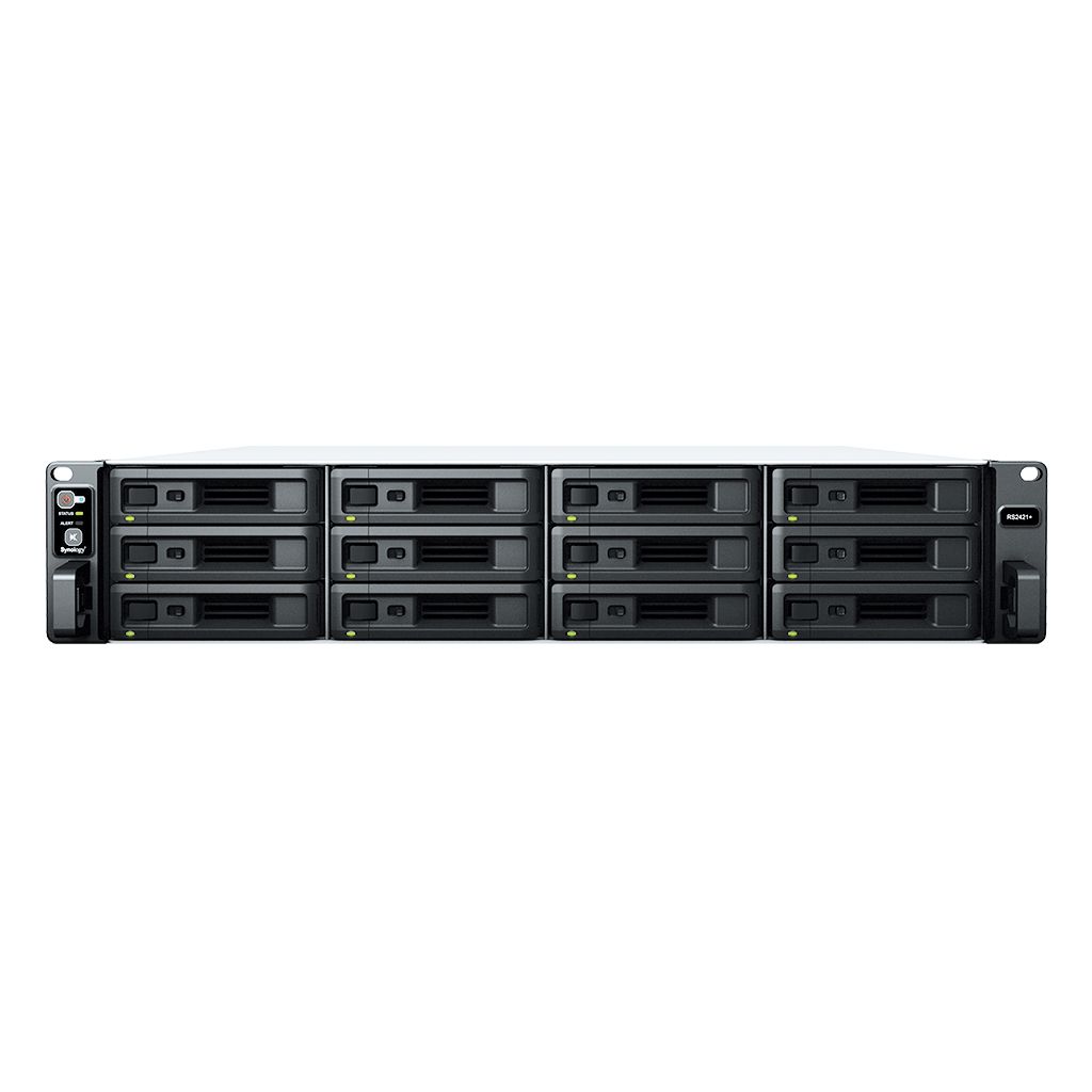 Synology RackStation RS2421+ - NAS server - 12TB - Zwart
