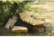 JARDIN PRIVE Coussin bain de soleil Cumin yellow 180 x 56 x 10 cm