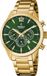 Festina F20633/5 Heren Polshorloge Analoog Quartz Groen Goudkleurig Staal