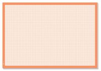 Sigel HO270 Bureauonderlegger Papier Oranje, Wit