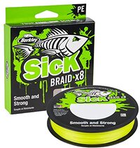 Berkley Sick Braid - 8-Strengen Gevlochten Lijn - Hi-Viz Yellow