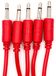 Bowl Modular - 5 patchkabels voor eurorack - recht - 15 cm - rood