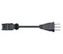Bachmann câble d'alimentation pour appareil, T13/GST18 3m, Suisse
