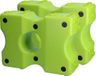 Vplast Hindernis blok - Cavaletti blokken - Springblok - 40 x 30 x 15 cm - Kunststof - 2 Stuks - Groen