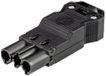 Wieland stekker 3p 0.75/4.0 mm² male schroef - zwart per 50 stuks (GST18I3S S1 ZR2 SW)