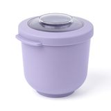 Amuse Tylla Lavender - 500ml - Lunchbox – Lunchtrommel - Bowl met deksel - Perfect afsluitbare vershouddoos - Snackbox voor onderweg - BPA-vrij - Paars